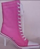 sivri topuklu pembe converse / #307024