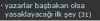 yazarlar başbakan olsa yasaklayacağı ilk şey / #272240