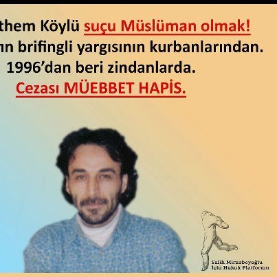 suçu müslüman olmak cezası müebbet hapis