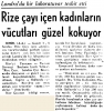 rize çayı içen kadınların vücutları güzel kokuyor / #492385