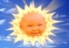 teletubbies deki bebek suratlı güneş