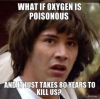 ya oksijen bizi 70 yıl hayatta tutan bir zehirse