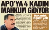 öcalana dört kadın mahkum verilmesi / #451655
