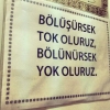 bölüşürsek tok oluruz bölünürsek yok oluruz / #495821