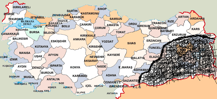 Карта турции амасья