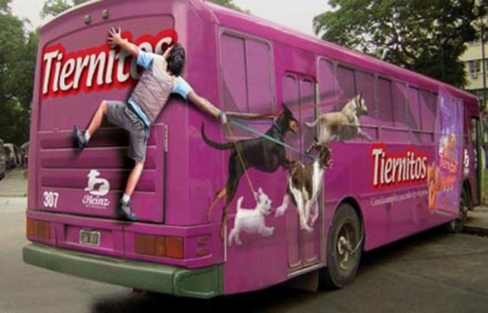otobüs reklamları